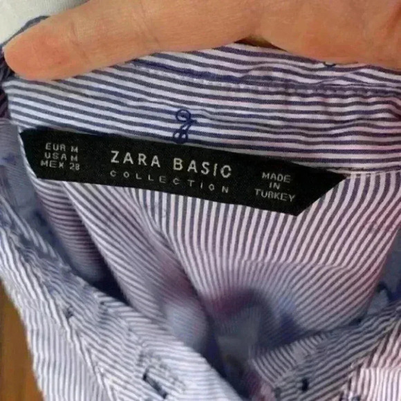 Zara Basic collection top M striped bicycle career - Picture 7 of 8